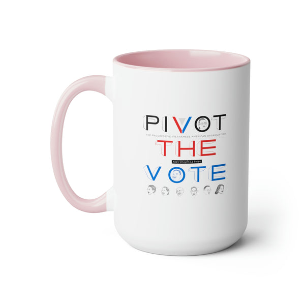 PIVOT THE VOTE Mug - Designed by Anthony Le