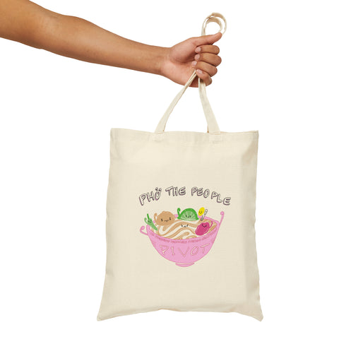 Pho The People Cotton Canvas Tote Bag