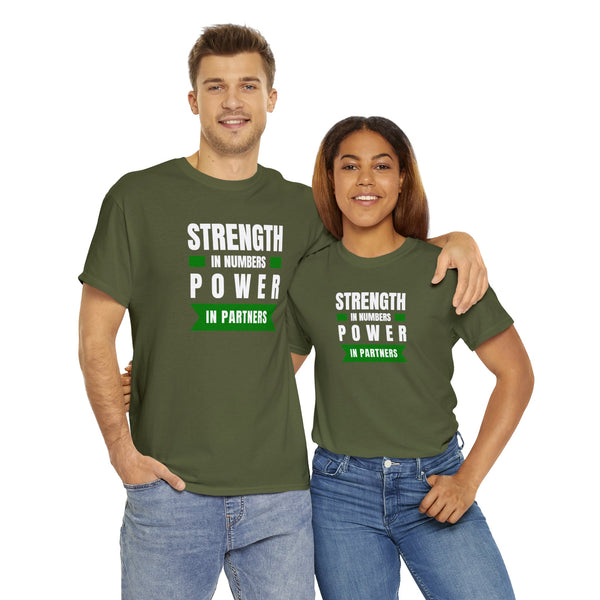 Strength in Numbers, Power in Partners - Heavy Cotton Tee