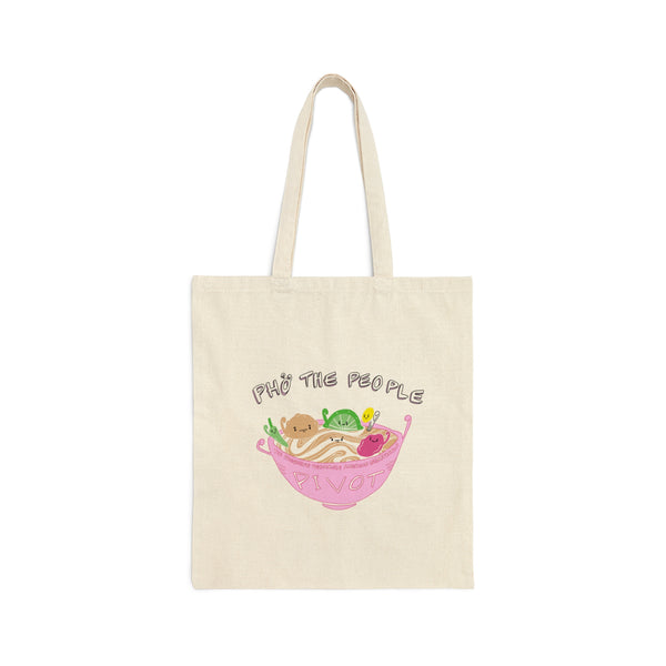 Pho The People Cotton Canvas Tote Bag