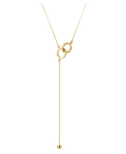 Hooked on you - Double Chain 925 Sterling Silver / Gold Plated