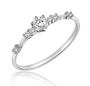 Vintage Charm - 925 Sterling Silver with Zircon Stones