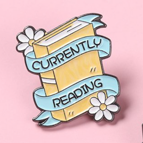 Enamel Pin - Currently Reading