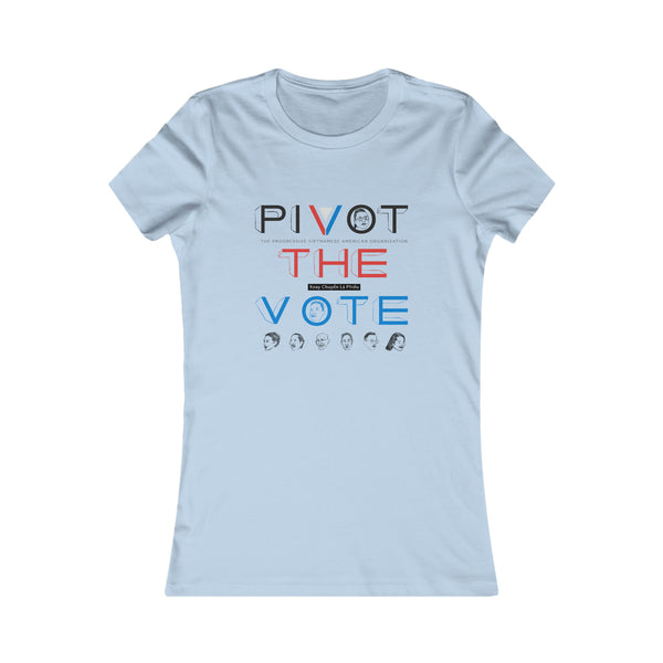 PIVOT THE VOTE Girl's Youth Slim Fit Tee - Designed by Anthony Le