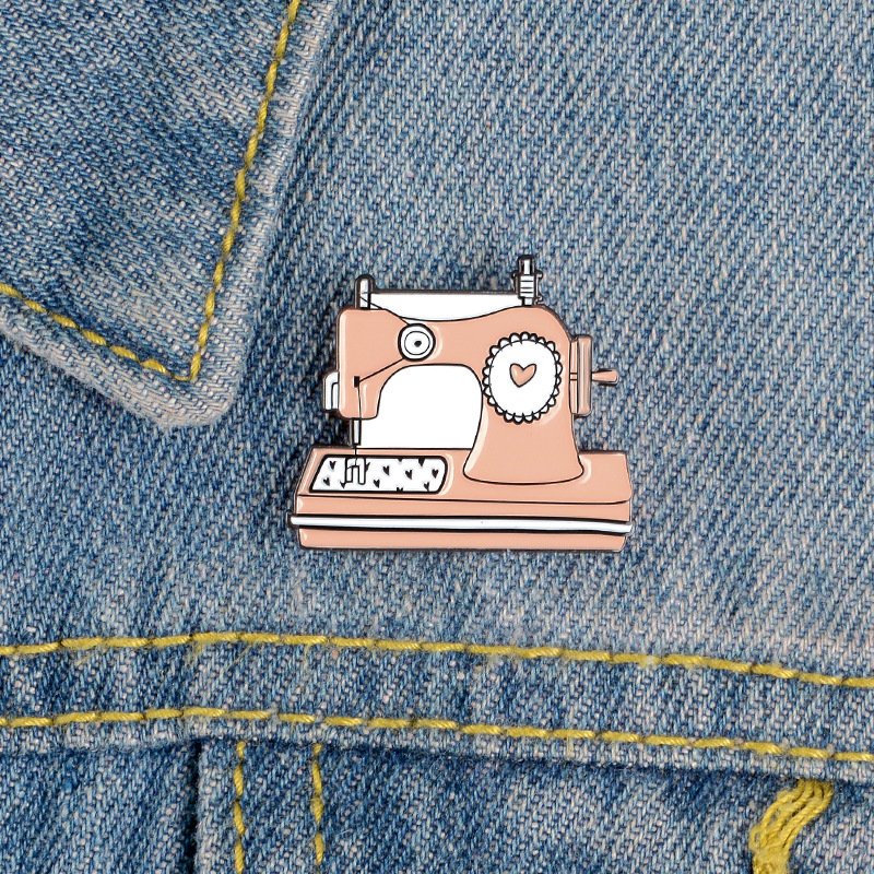 Enamel Pin - Sewn with LOVE